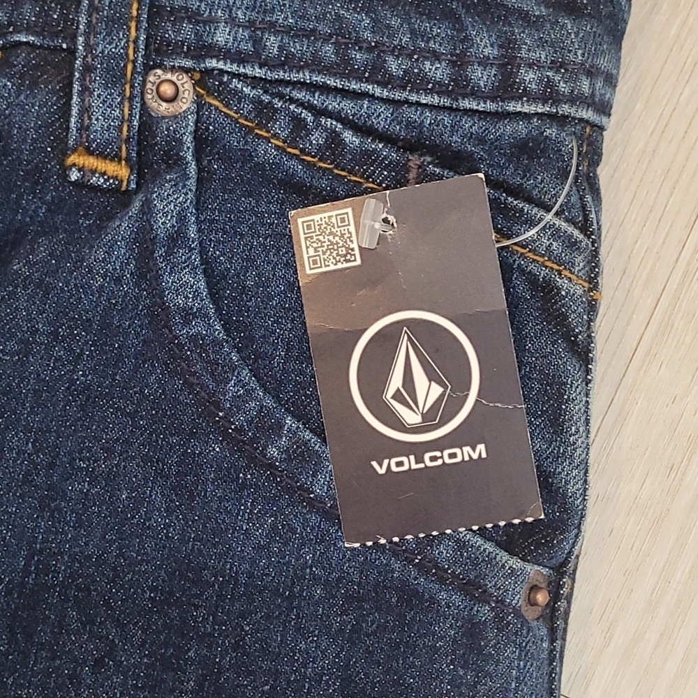 Volcom modern straight leg Nova jeans size 23 - Picture 2 of 6